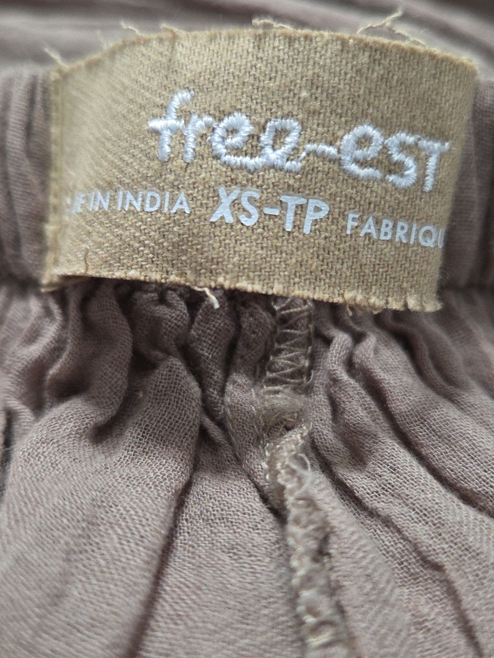 Free People Free-est Playa Party Balloon Pants Dusted Cocoa Brown XS NEW NWT - Picture 4 of 4